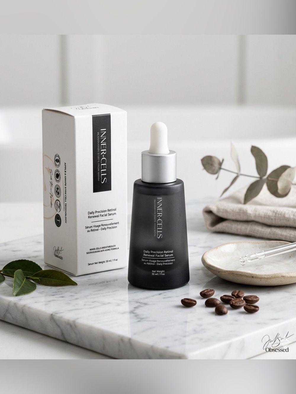 INNER-CELLS Daily Precision Retinol Firming Facial Serum - Retail $299